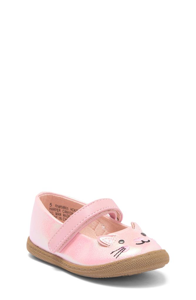 Harper Canyon Kids' Kitty Cat Mary Jane Flat