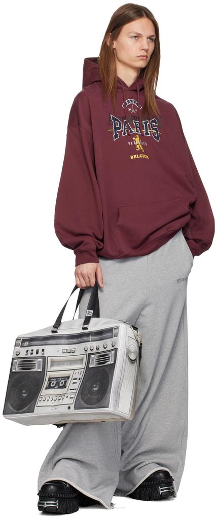 Gray Embroidered-Logo Sweatpants – On Sale Now with Up to 44