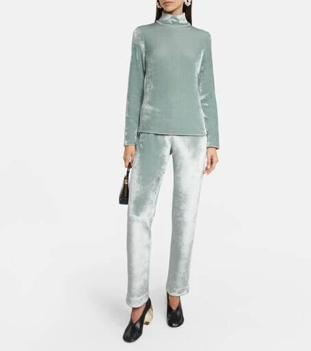 Jil Sander Straight-leg wool-blend pants 2