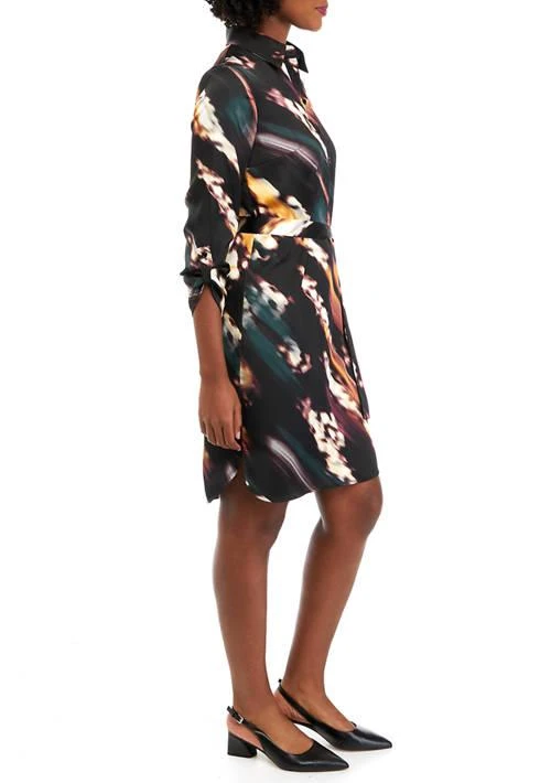 THE LIMITED Limited Petite Watercolor Print Shirtdress 3