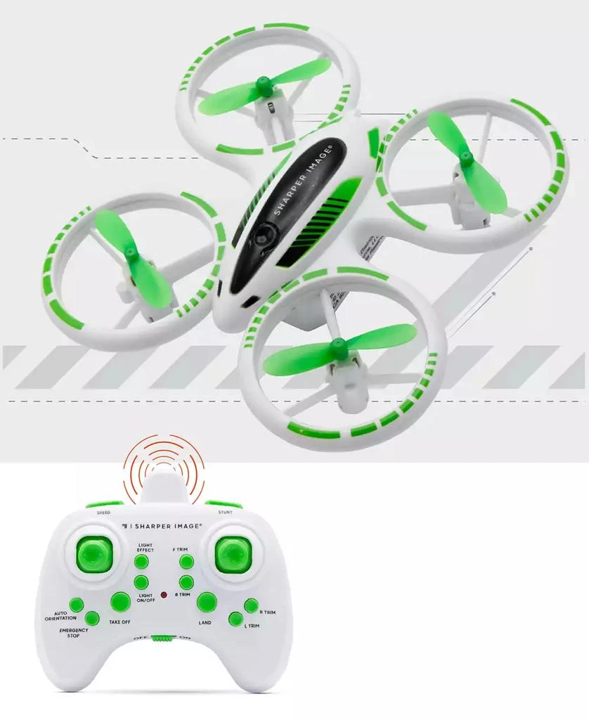 Sharper Image 2.4GHz RC Glow Up Stunt Drone with LED Lights 3