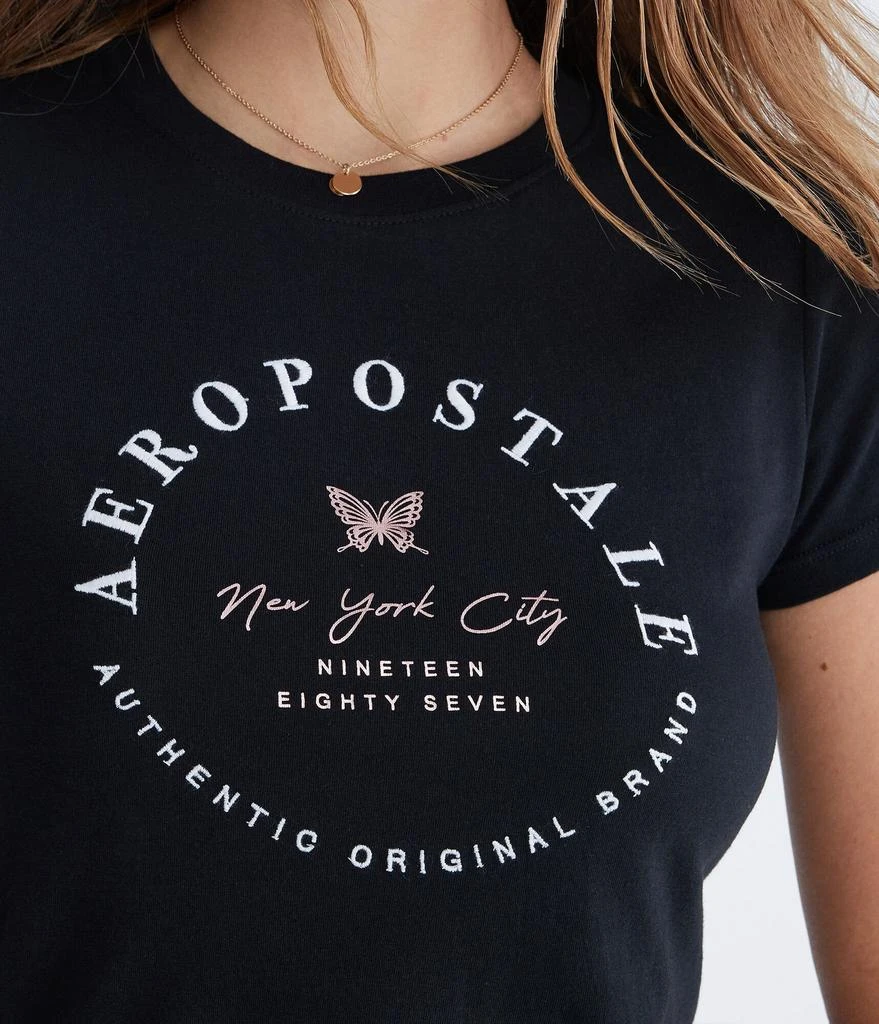 Aeropostale Butterfly Foil Graphic Tee 2