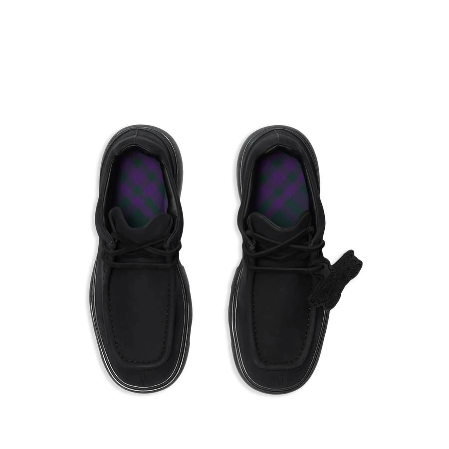 Burberry Lace-Up Creeper Suede Derby Shoes 3