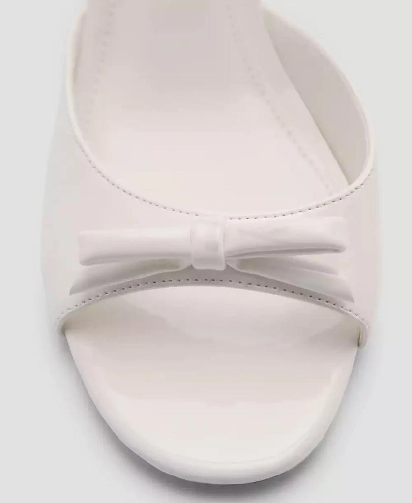 Mango Women's Bow Heel Sandals 5