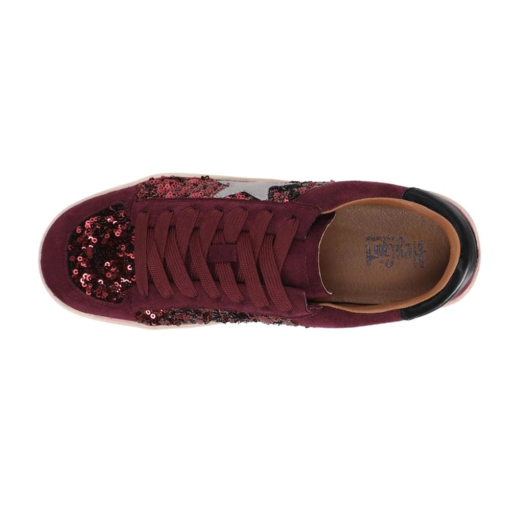 Corkys Another Round Metallic Sequin Lace Up Sneakers 4