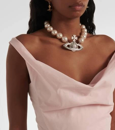 Vivienne Westwood Sunday draped satin corset dress 4
