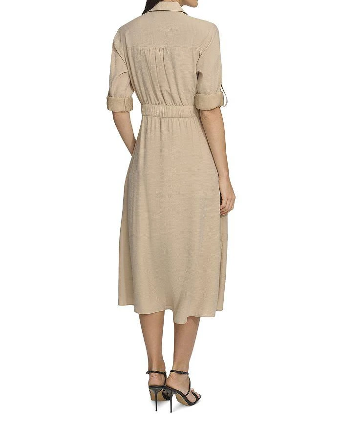 DKNY Long Sleeve Cargo Midi Dress 2