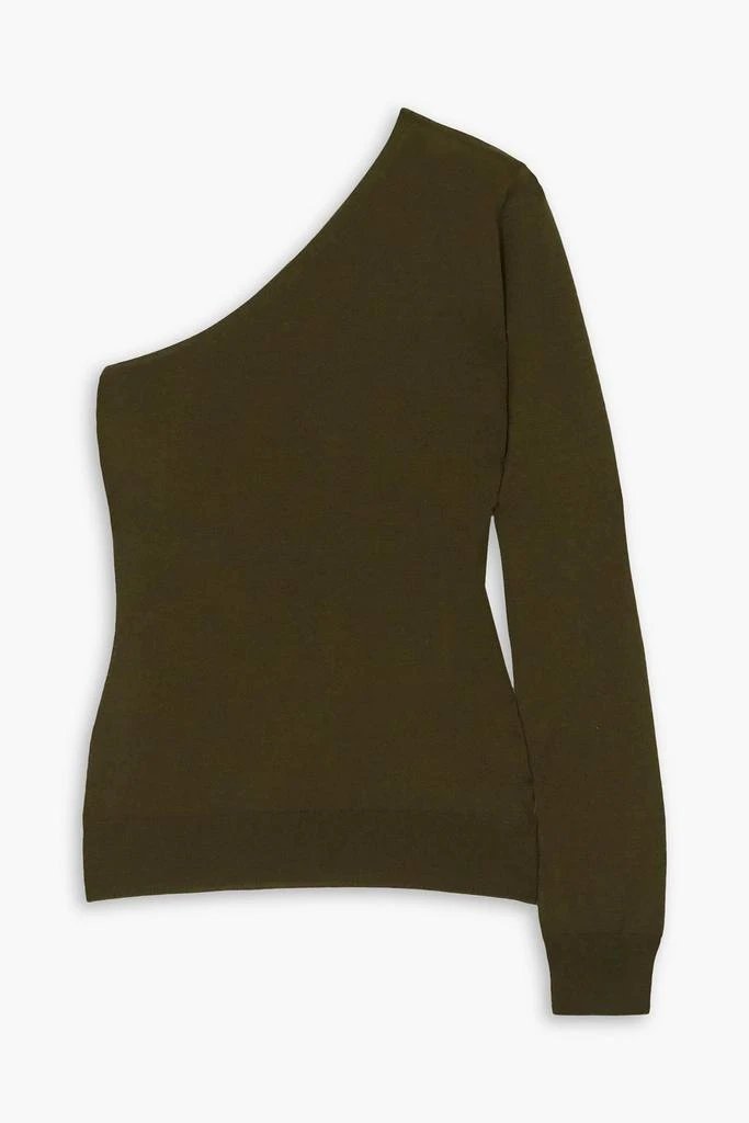 Tom Ford One-sleeve cashmere and silk-blend sweater 1