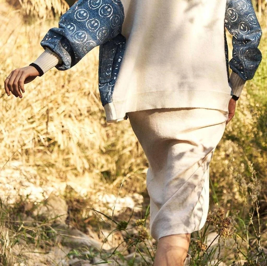 Mello Mello - Mixed Media Happy Face Cardigan 2