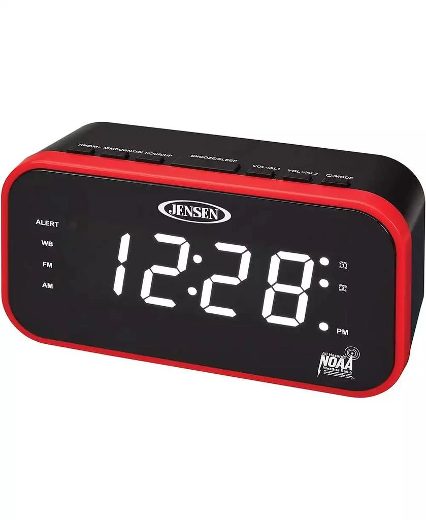 Jensen JEP-150 Clock Radio Emergency Prepardness Am/Fm