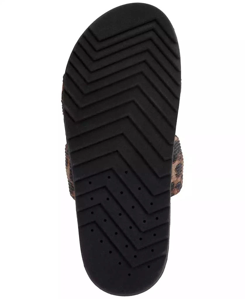Jessica Simpson Women's Caralyna Rhinestone Knotted Footbed Sandals 5
