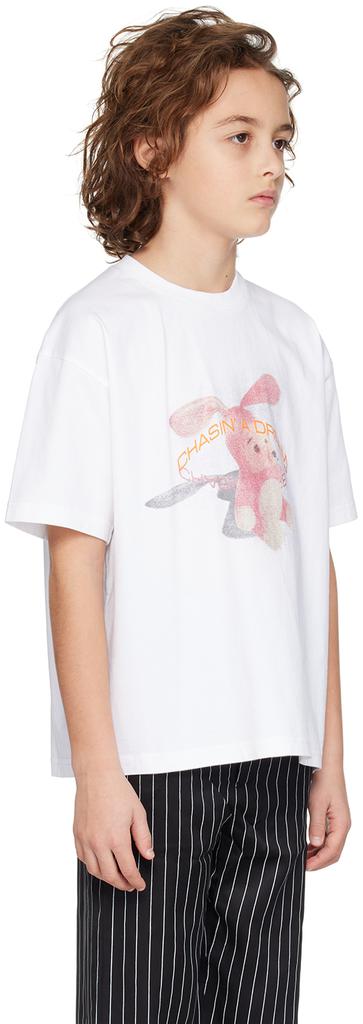 Martine Rose SSENSE Exclusive Kids White T-Shirt