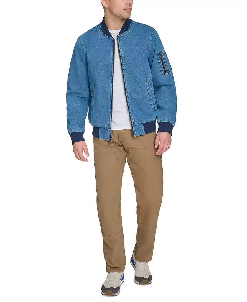 Levi's Men's Flight Full-Zip Denim Bomber Jacket 1