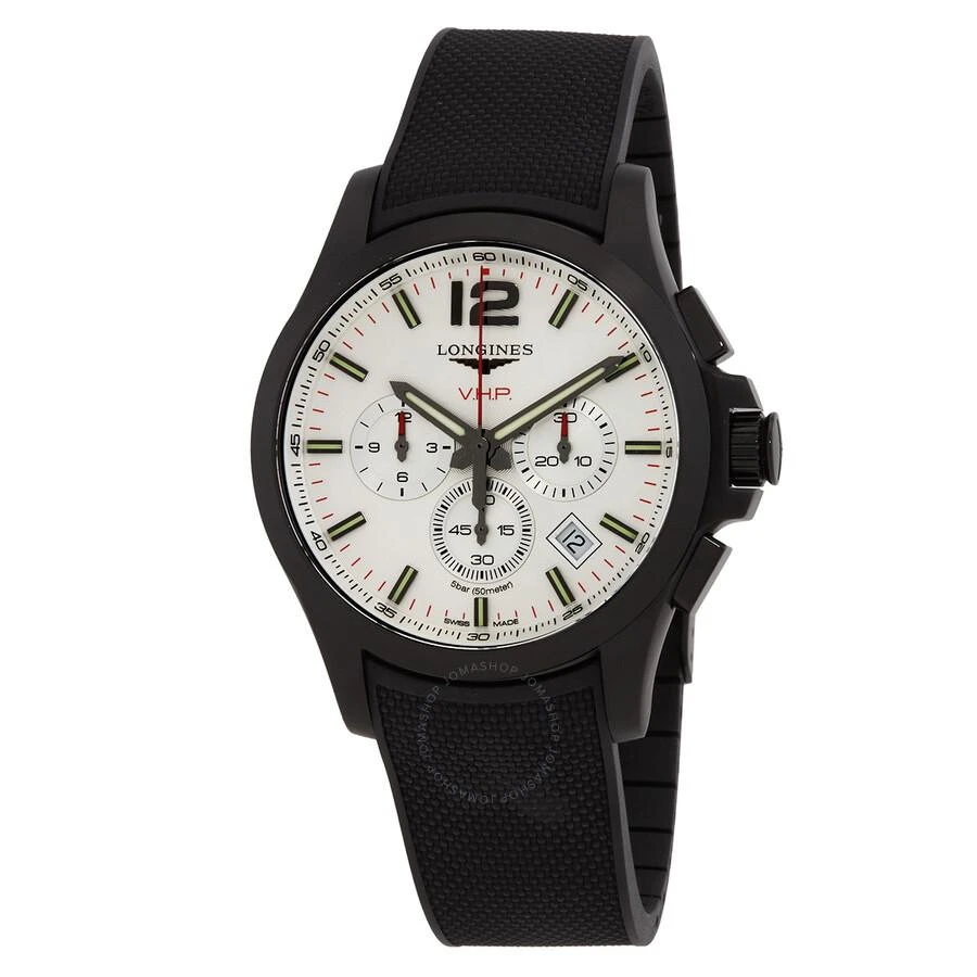Longines Conquest V.H.P. Perpetual Quartz Silver Dial Men's Watch L3.727.2.76.9 1