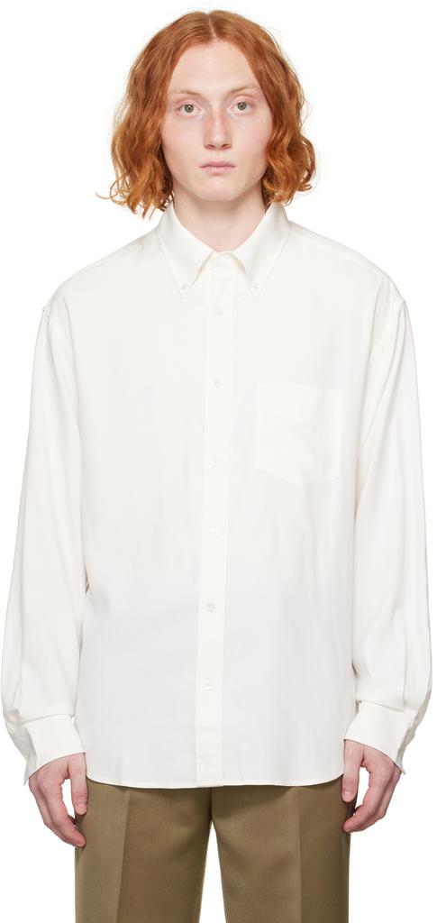 GANT 240 MULBERRY STREET Off-White Rel Shirt