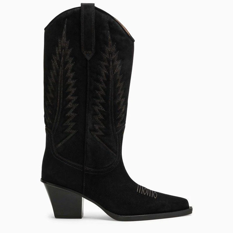 Paris Texas TEXAN ROSARIO ECRU LEATHER BOOT 1