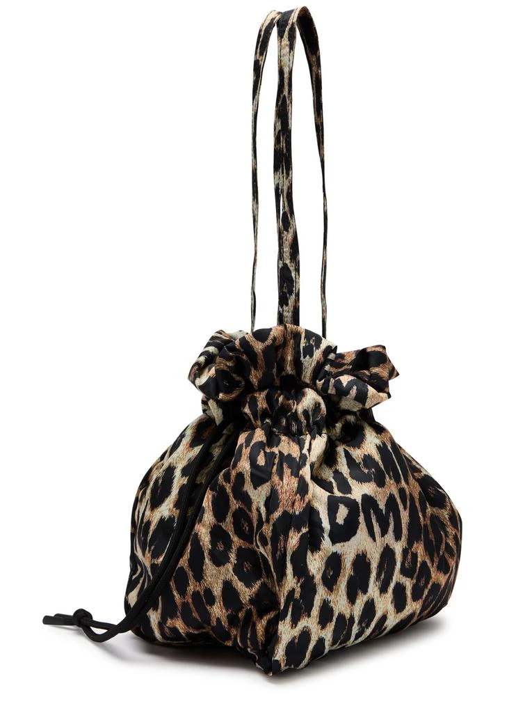 DAMSON MADDER Leopard-print shell top handle bag  2