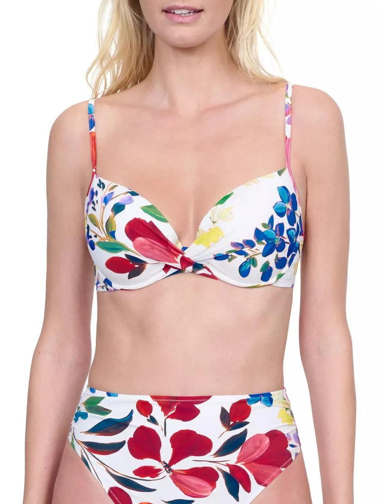 Gottex Swimwear Garden Dream Twist Bikini Top 1