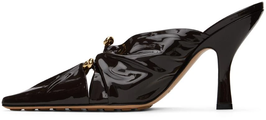 Bottega Veneta Brown Bunnie Mules 3