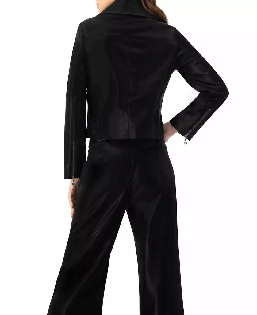 Ivonne Women
s High Shine Biker Jacket 2