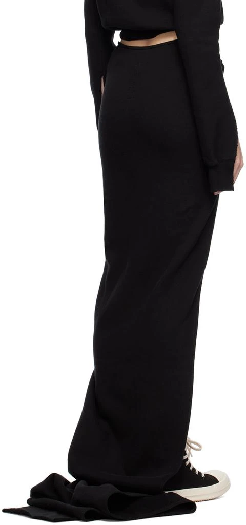 Rick Owens Black Edfu Maxi Skirt 3