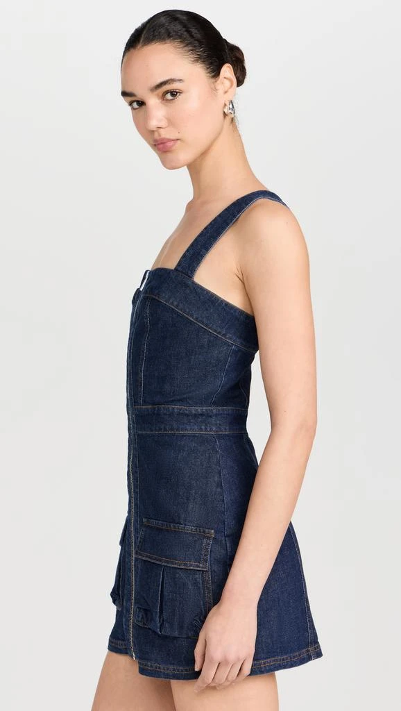 Amanda Uprichard Gage Dress In Denim 3