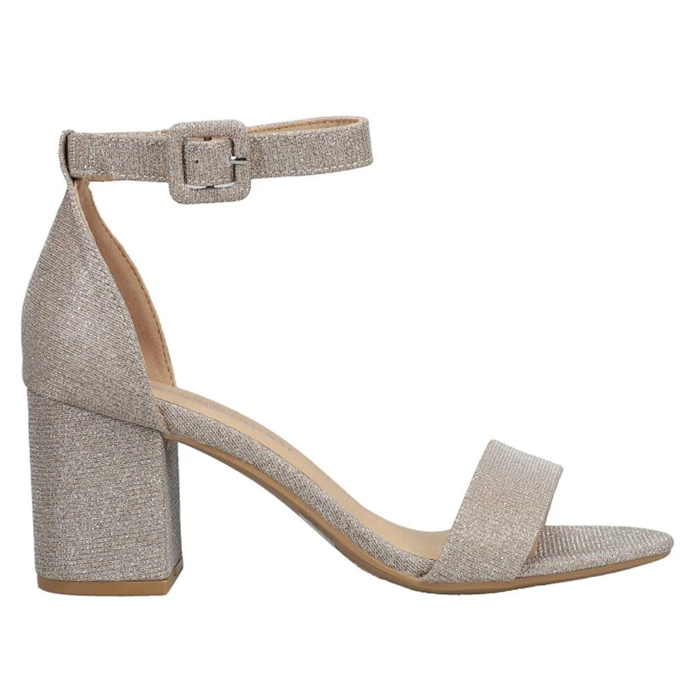 CL By Laundry Jody Shimmer Block Heel Sandals 1