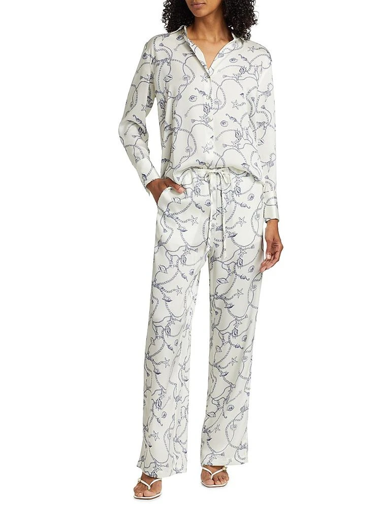 Rails Damani Seashell Chainlink Drawstring Pants 2