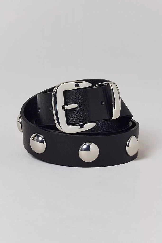 Urban Outfitters Bella Silver Studded Leather Belt 3