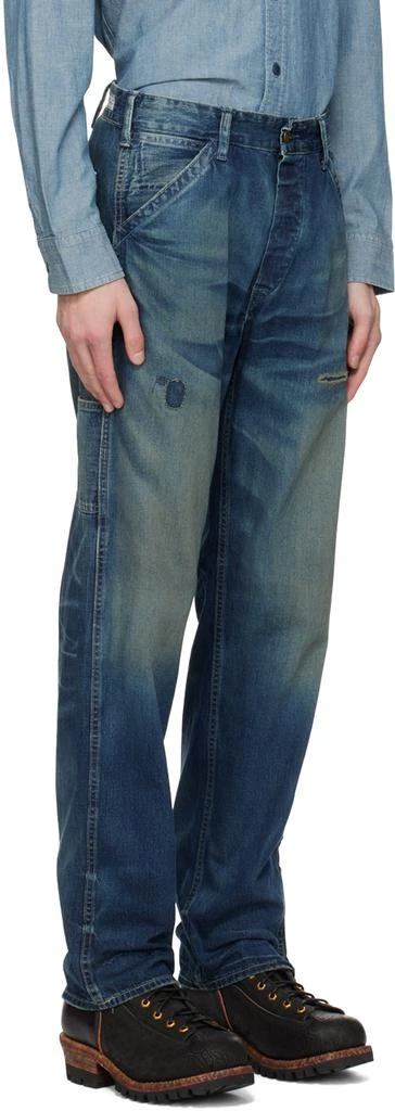 RRL Blue Straight-Fit Jeans 4