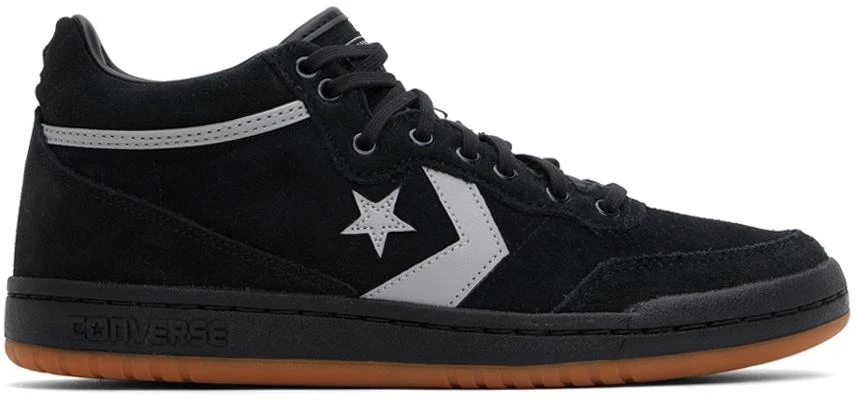 Converse Black & Gray CONS Fastbreak Pro Mid Top Sneakers 1