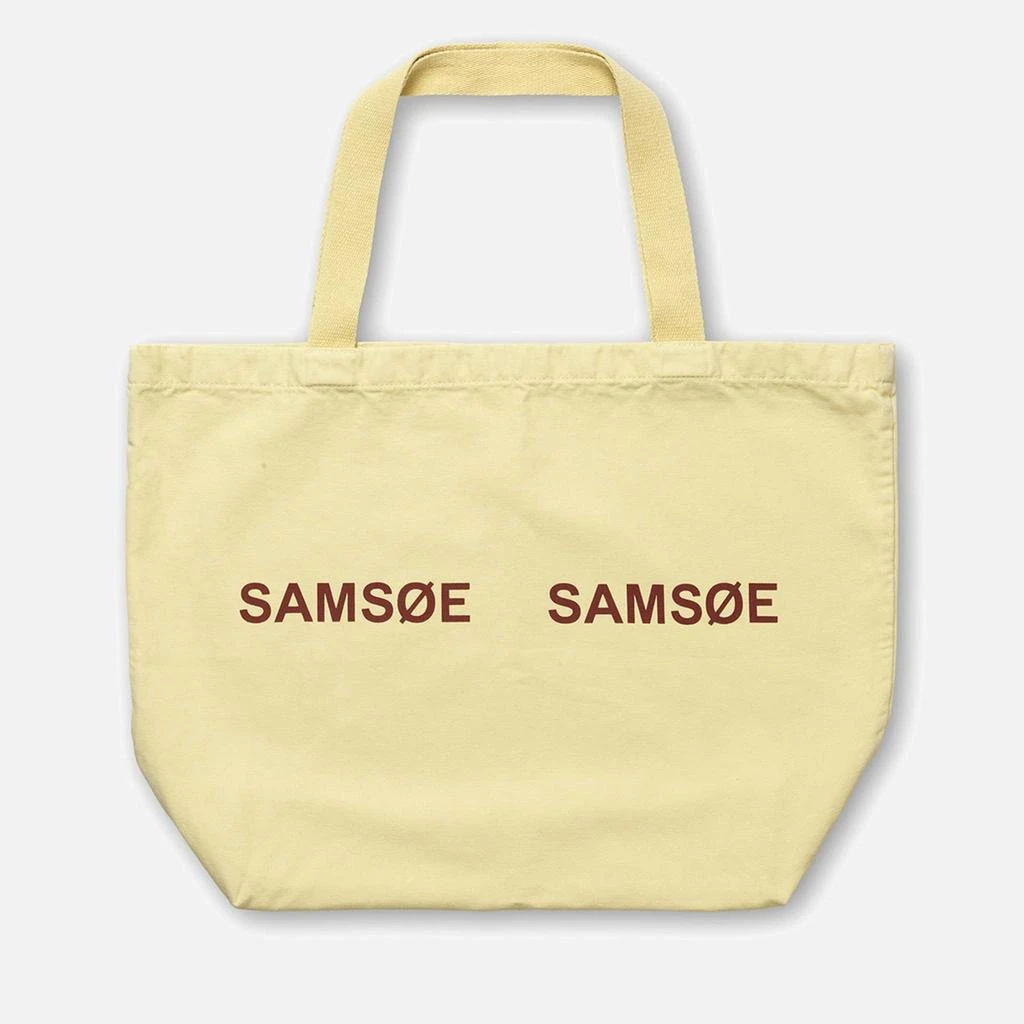 SAMSØE SAMSØE Samsøe Samsøe Frinka Cotton-Canvas Shopper Bag 1