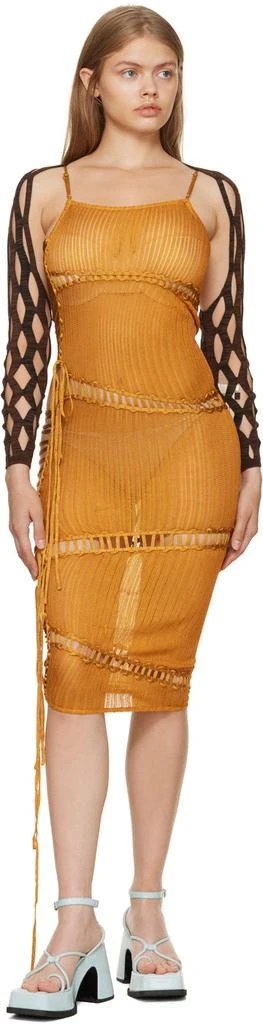 Isa Boulder SSENSE Exclusive Brown Nest Sleeves 4