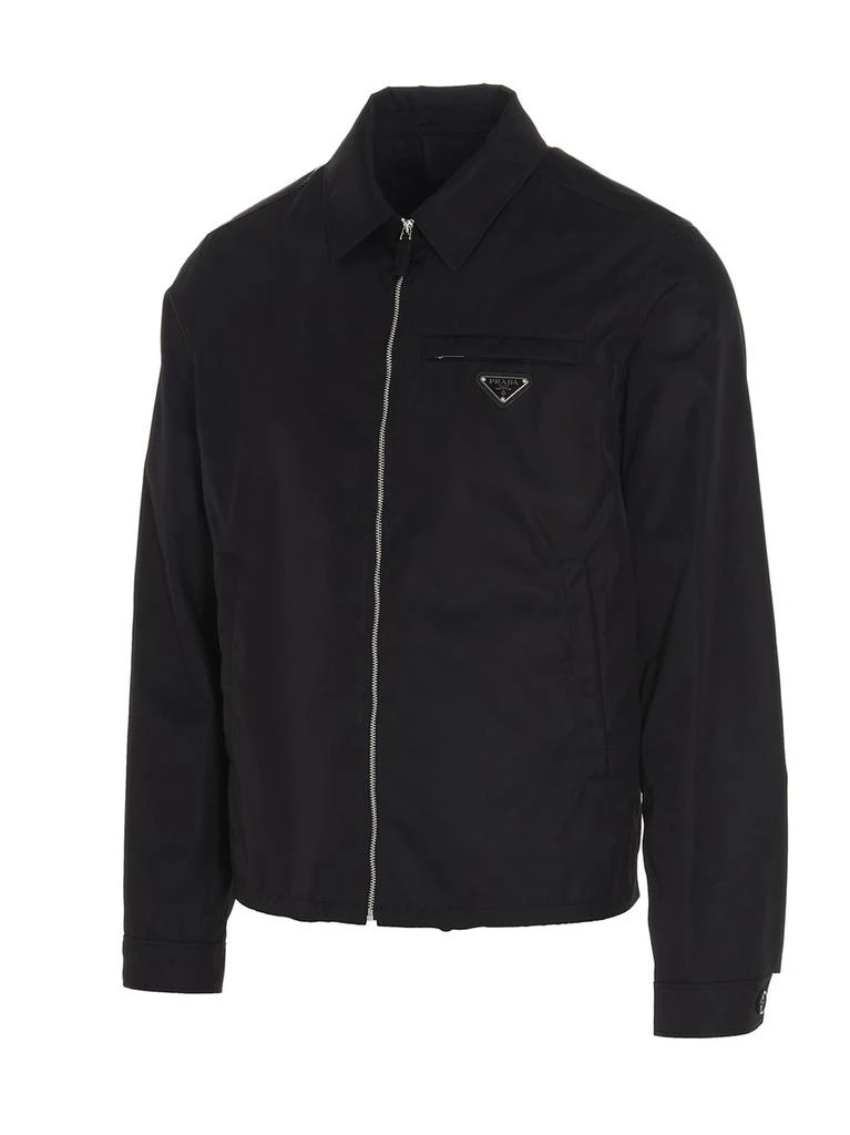 Prada Prada Logo Patch Blouson Jacket 3