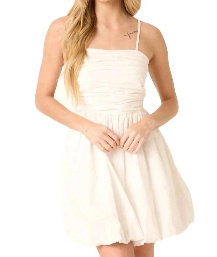 thurley vasette lace midi dress Mielle Lace Midi Dress White main image 1