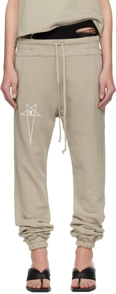 Rick Owens Off-White Champion Edition Joggers Sweatpants 1