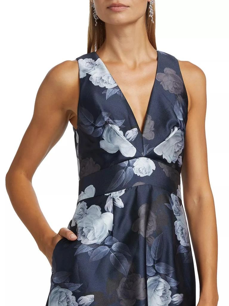 Sachin & Babi Rori Floral Fit-&-Flare Gown 6