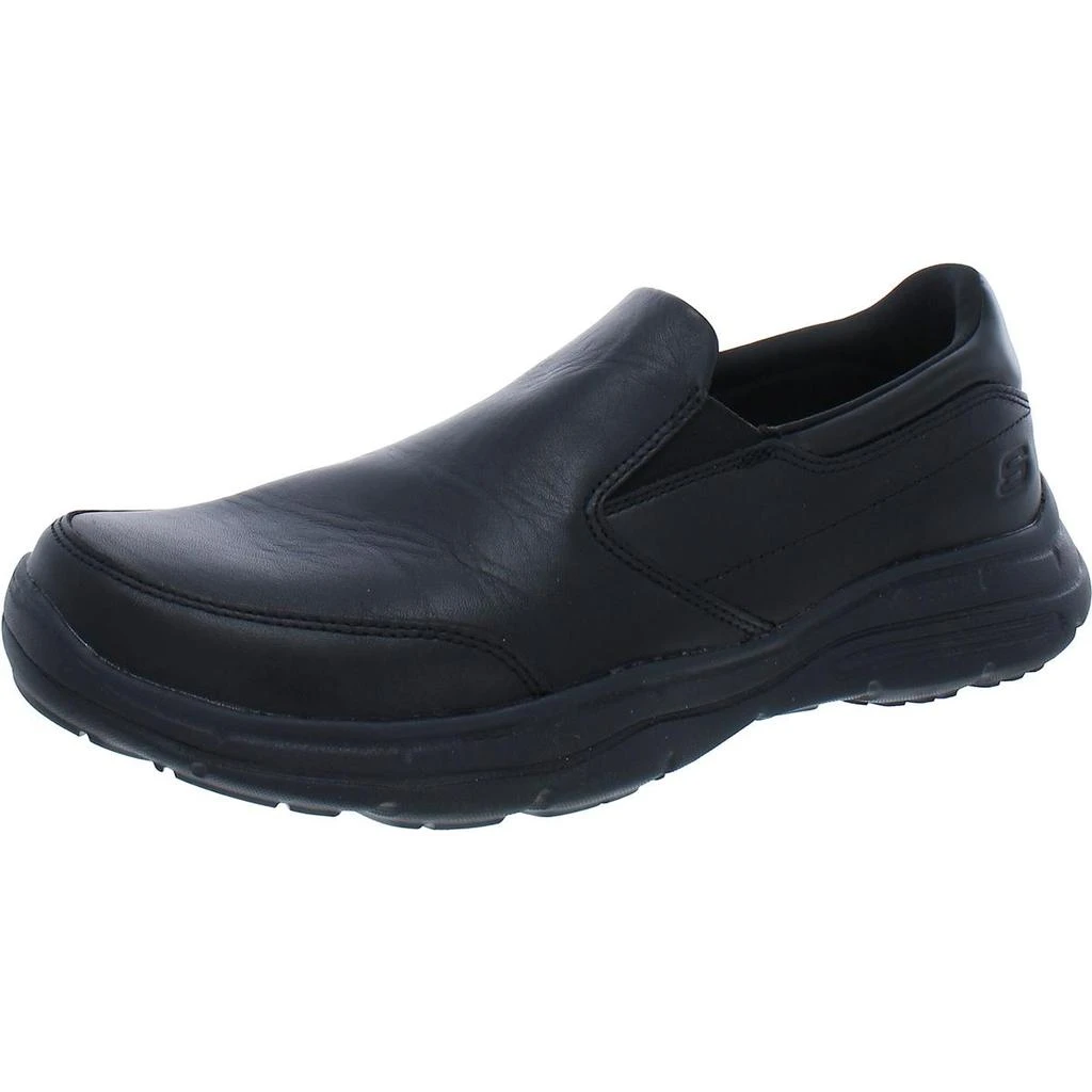SKECHERS Glides Calculous Mens Leather Slip On Loafers 1