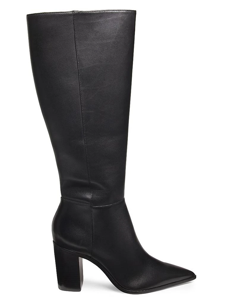 Schutz Mikki Up 90MM Leather Block-Heel Boots 1