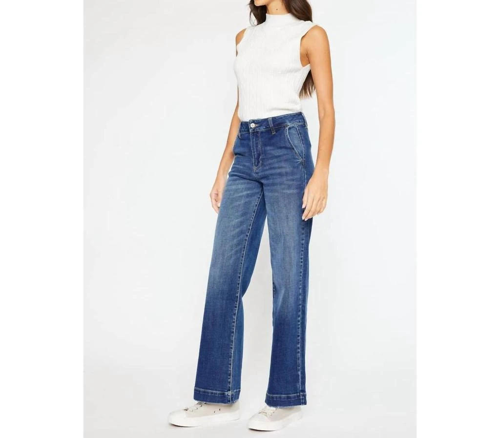 KanCan Kancan - High Rise Trouser Wide Leg Jeans 2