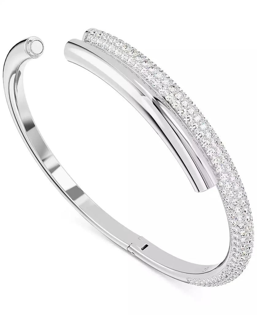 Swarovski Pavé Crossover Bangle Bracelet 7