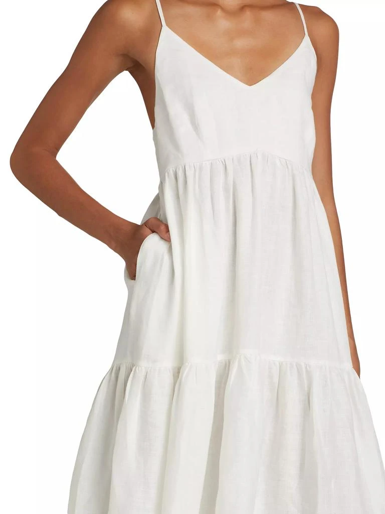 Pour Les Femmes Claudia Spaghetti Strap Dress 6