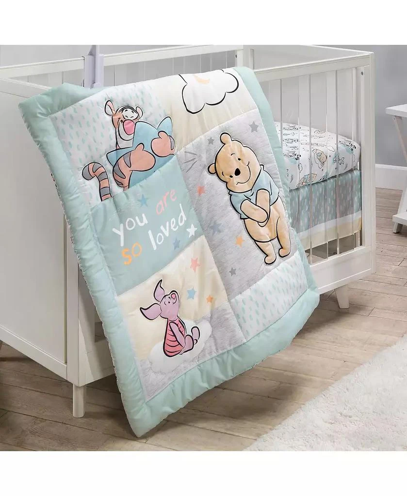 Lambs 
Ivy Baby Disney Winnie the Pooh Hugs 3-Piece Nursery Crib Bedding Set 9