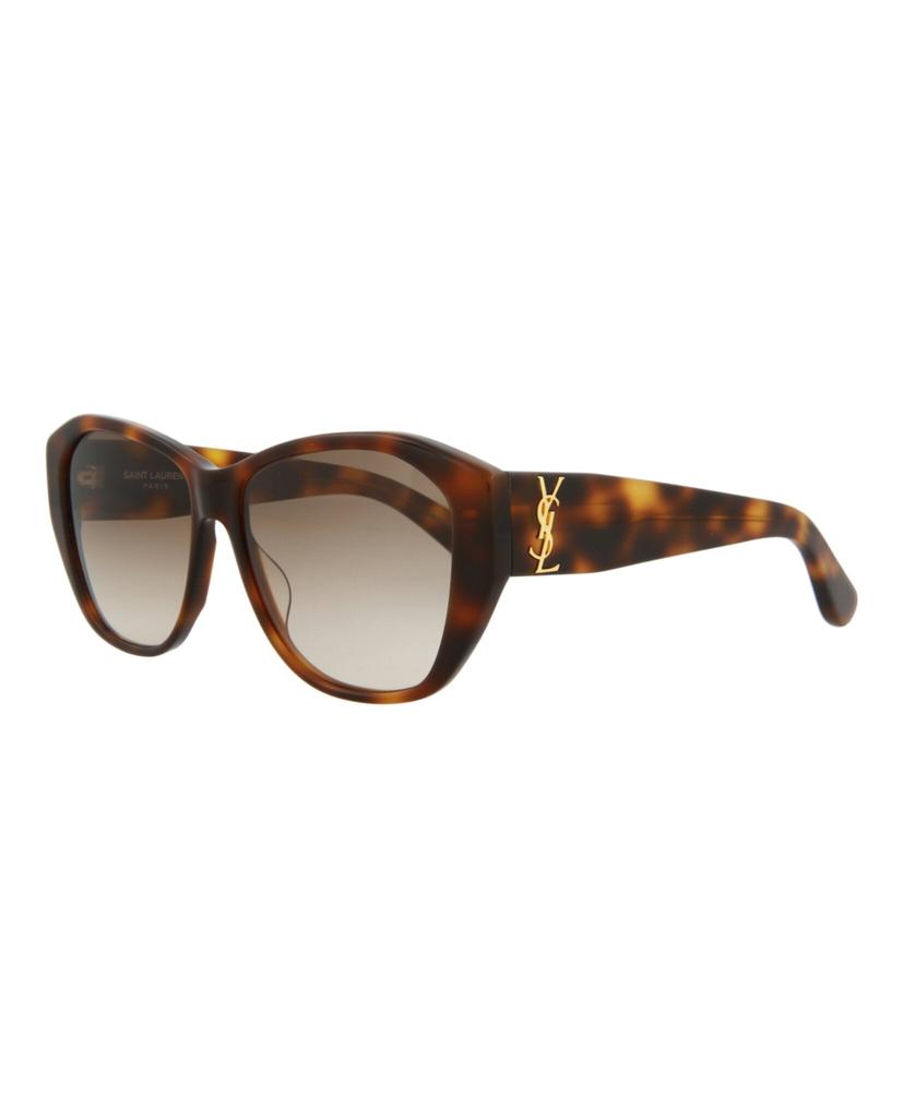 Yves Saint Laurent Round-Frame Acetate Sunglasses