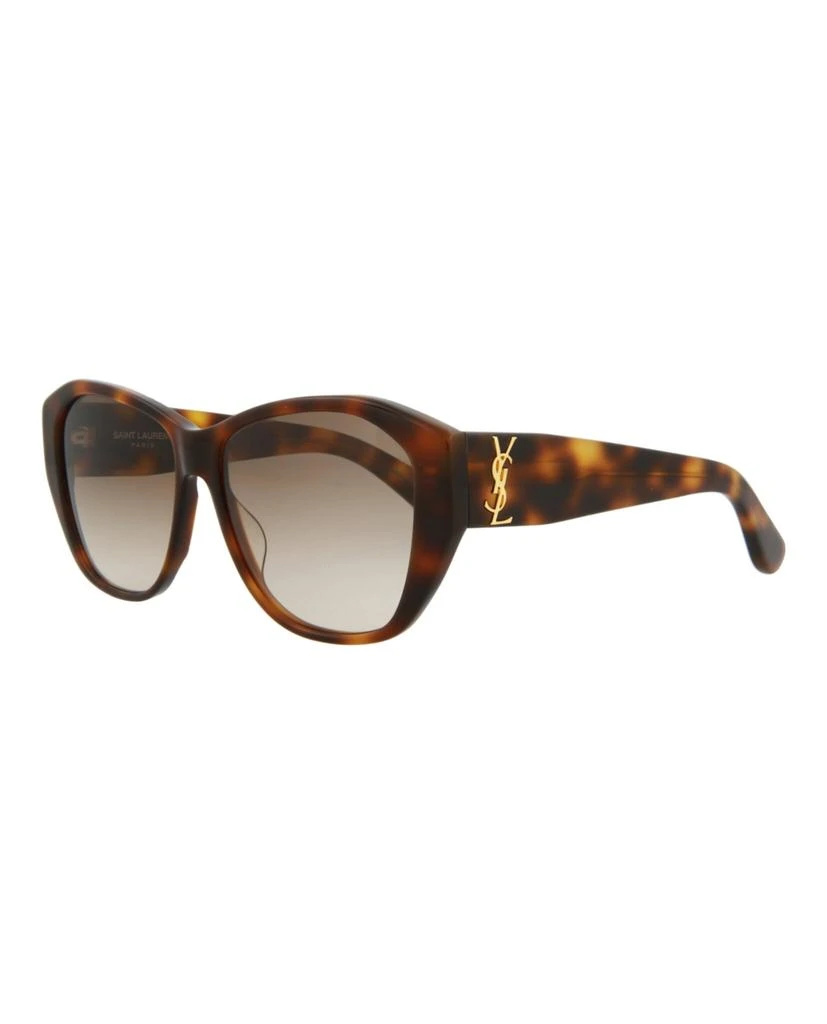 Saint Laurent Round-Frame Acetate Sunglasses 2