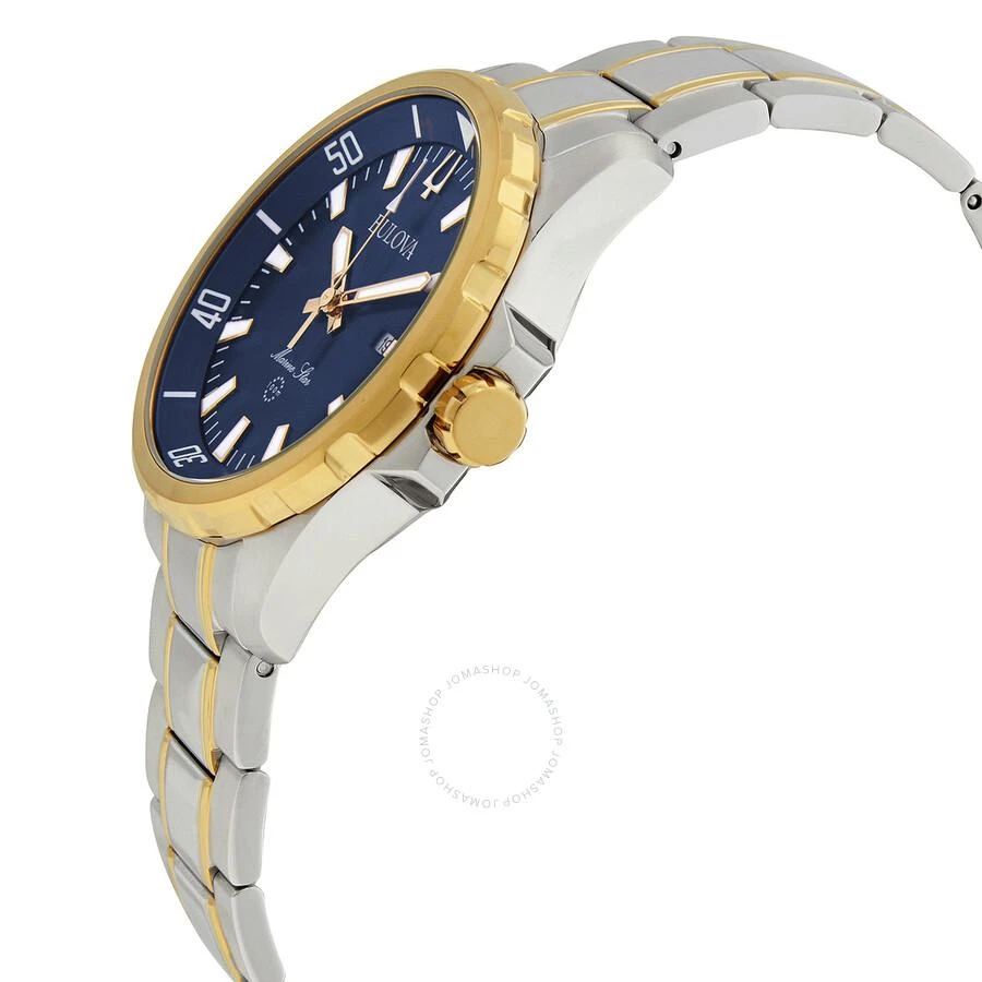 Bulova Marine Star Quartz Blue Dial Men's Watch 98B384 2