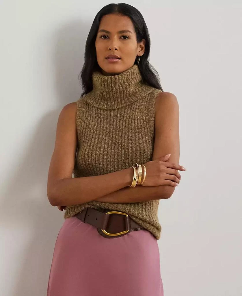 Ralph Lauren Women's Turtleneck Sweater Tank Top, Regular & Petite 2