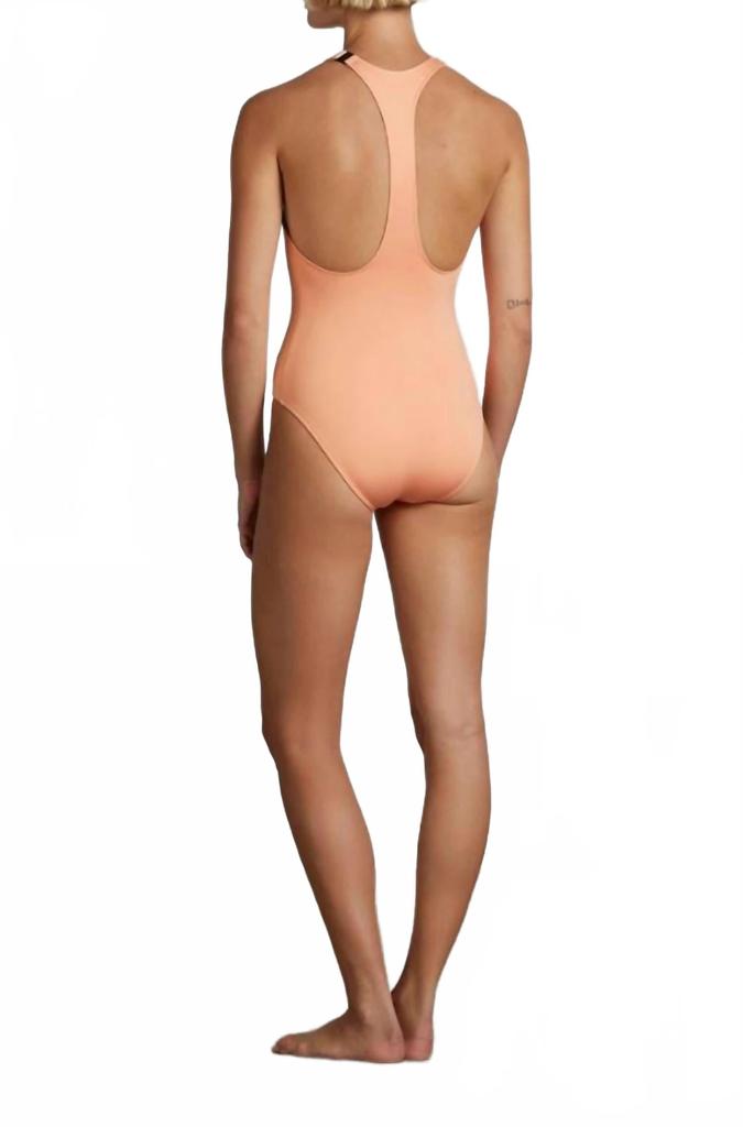 Bondi Born Raquel One Piece Swimsuit In Peach