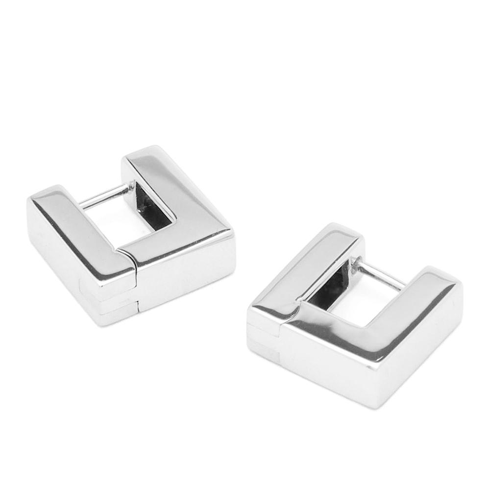 Tom Wood Tom Wood Square Hoops Small - Earrings - Free Shipping