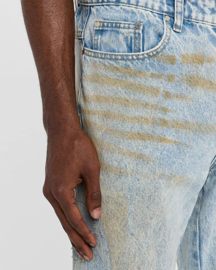 WHO DECIDES WAR Men's Mechanic Signature Denim Jeans 5